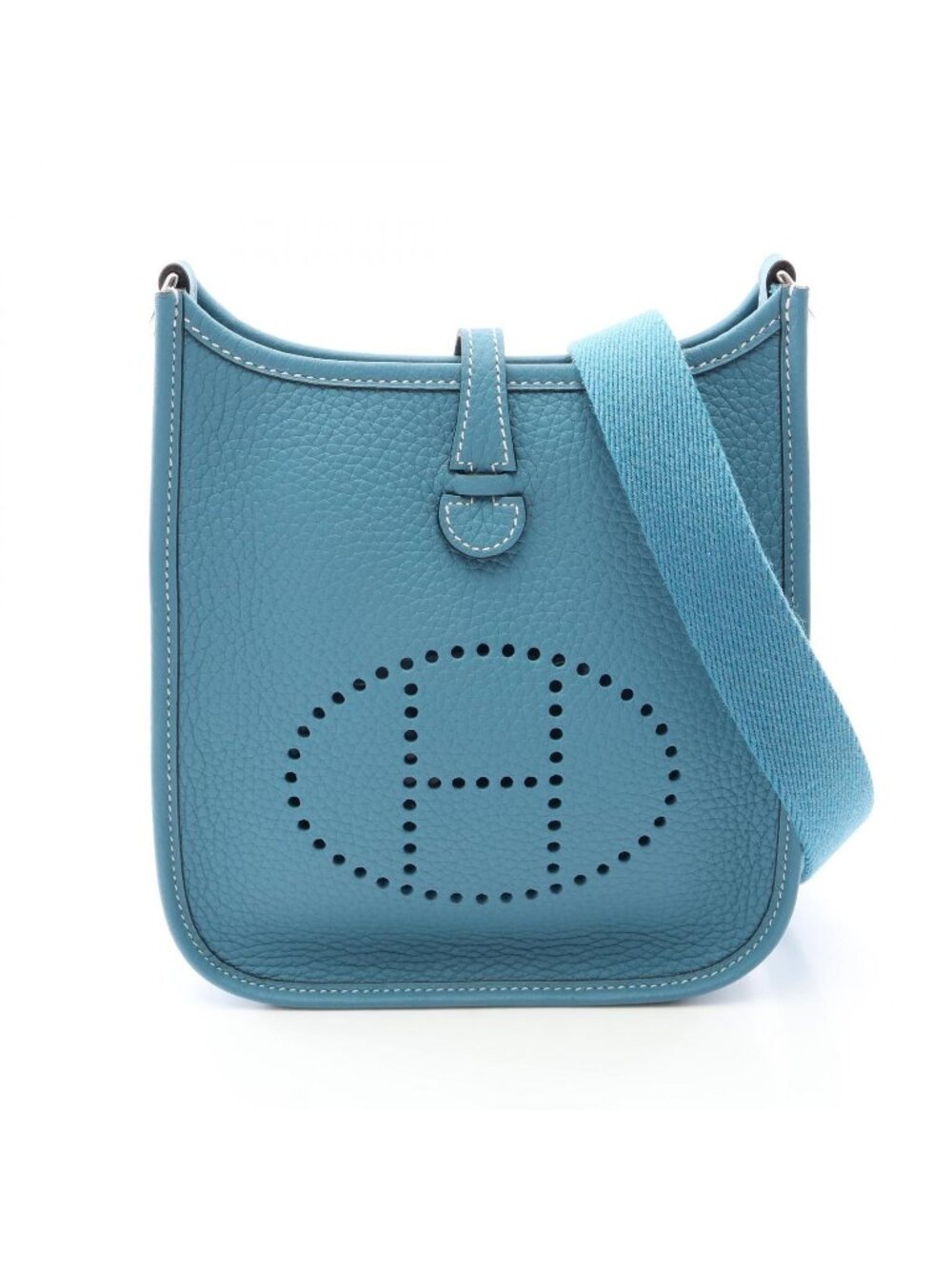 Hermes Shoulder Bag Evelyne TPM Amazon New Blue Jean Leather TPM